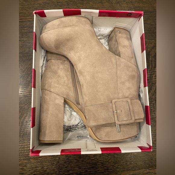 NIB Sam Edelman Alie Platform Bootie in Flint Grey - Picture 3 of 9